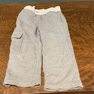 Hanna Andersson Light Gray Kids Cargo Sweatpants